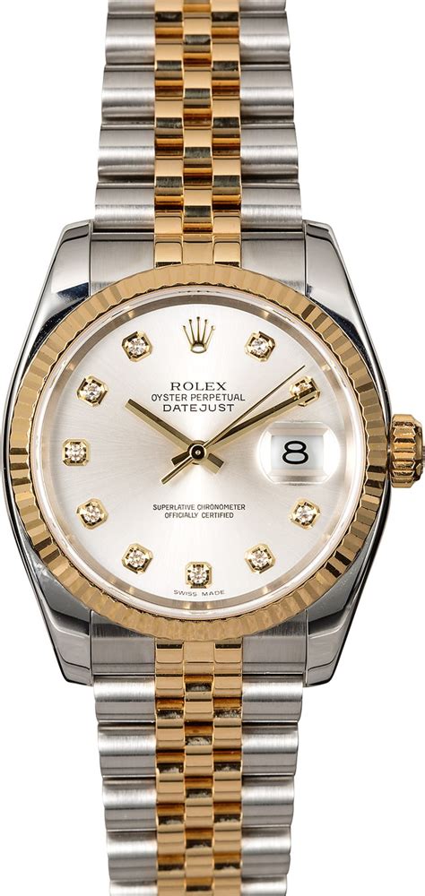 rolex datejust two tone 10 point diamond|rolex datejust 28mm two tone.